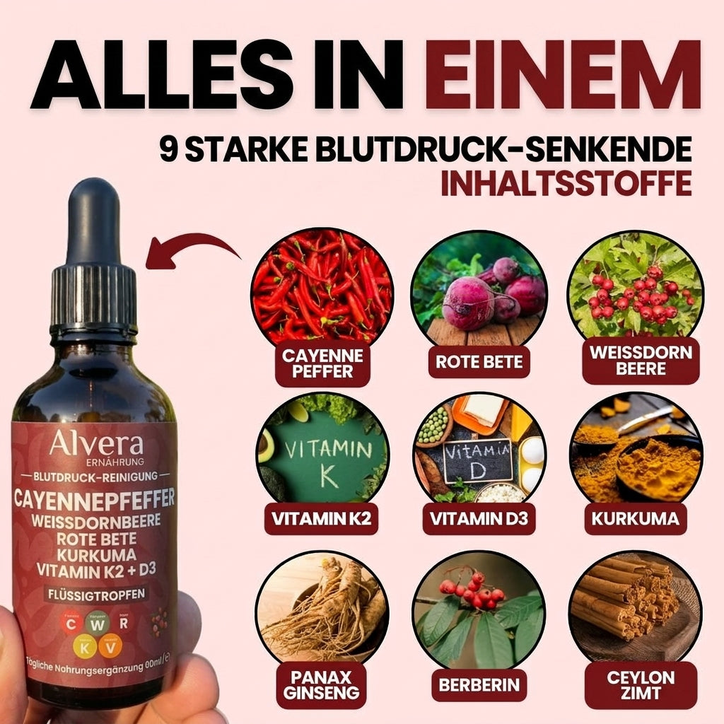 Cayenne Durchblutungs-Blutdruck-Mischung