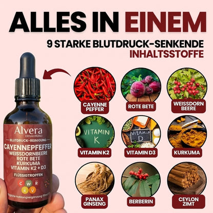 Cayenne Durchblutungs-Blutdruck-Mischung