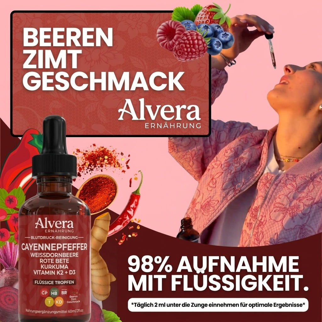 Cayenne Durchblutungs-Blutdruck-Mischung
