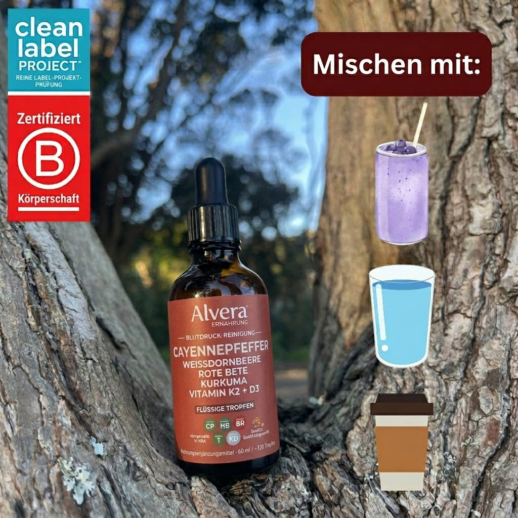 Cayenne Durchblutungs-Blutdruck-Mischung
