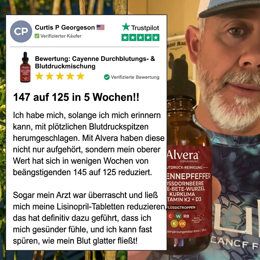 Cayenne Durchblutungs-Blutdruck-Mischung