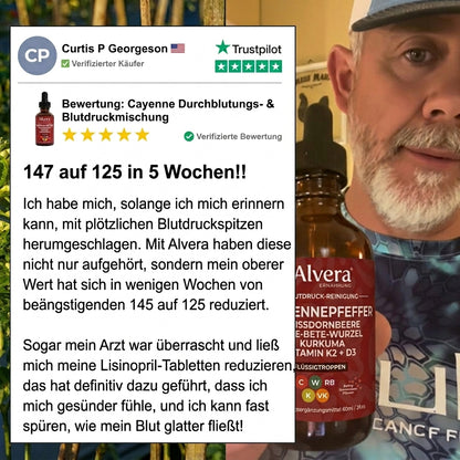 Cayenne Durchblutungs-Blutdruck-Mischung
